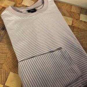 Vans Pink White Striped Long Sleeve